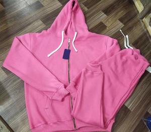 Ensembles de sport d'hiver pour hommes avec logo personnalisé, respirants, tricotés, à capuche, motif uni, polyester/coton, décontractés, 300g, thermocollés sans couture - Product Image 1