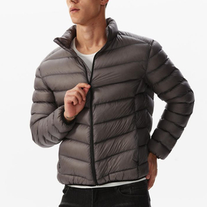 2023 Custom Hooded Puffer <b>Jacket</b> <b>for</b> <b>Men</b> Waterproof Zip Thick Winter Warm 100% Nylon OEM Service Featuring Custom Logo Fabric - Product Image 4