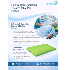 แผ่นรองโต๊ะผ่าตัด PSM แบบครึ่งตัว แบบแบน - Product Image 3