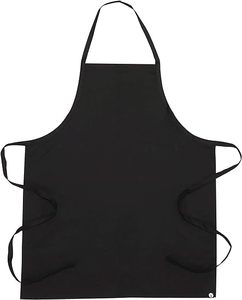 Tabliers de Chef Professionnels en Toile Unisexe Grande Taille avec Poches, Durables, Lavables, Réutilisables, Sans Manches, pour la Cuisine, Personnalisables avec Votre Logo - Product Image 1