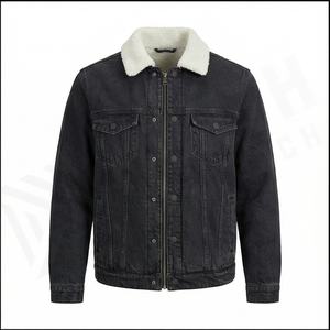 เสื้อแจ็กเก็ตสำหรับผู้ชายผ้ายีนส์สำหรับใส่กลางแจ้งไซส์ใหญ่พิเศษเสื้อผ้าแฟชั่นงานตามสั่งสำหรับฤดูหนาว - Product Image 2