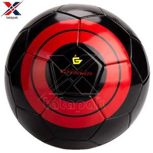 Ballon de football de qualité supérieure, taille 5, durable, écologique, coloré, en PU épais laminé PVC, idéal pour l'entraînement en extérieur - Product Image 6