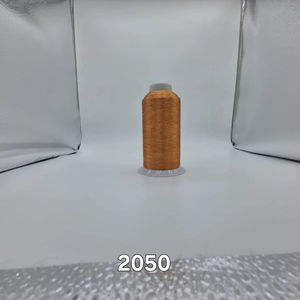 Fil de nylon métallique argenté haute résistance SHREE VIDHATA JARI 110D 3800m, bobine grande capacité, modèle 2055 pour l'industrie textile - Product Image 1