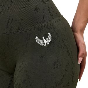 Olive Print Fitness Legging Women High Rise Stretch Workout <b>Tights</b> Training Yoga Pants Athletic Activewear Bottoms - Product Image 3