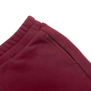Shorts de sport pour enfants et tout-petits, couleur bordeaux, taille élastique, séchage rapide, respirant, poches latérales, cordon de serrage, uni, pour garçons - Product Image 5