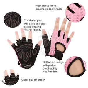 Nuevos Guantes Deportivos de Moda para Gimnasio, Fitness, Entrenamiento, de Medio Dedo, de Cuero, Antideslizantes, para Levantamiento de Pesas y Uso en Exteriores - Product Image 2