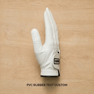 Gant de golf en cuir Cabretta personnalisé OEM avec logo en caoutchouc, fermeture respirante, adhérence douce, équipement de golf à marque privée, usine - Product Image 3