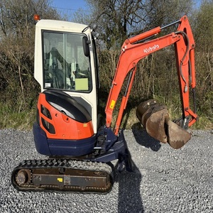 Miniexcavadora Kubota U20-3 duradera y potente, equipo pequeño de orugas para trabajos agrícolas, paisajismo, excavación de zanjas, excavación y demolición. - Product Image 4