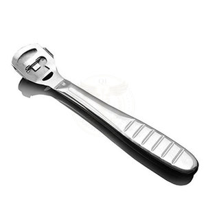 Coupe-callosités professionnel en acier inoxydable à long manche pour les pieds, lime à callosités, outil de pédicure et de manucure QORVEX INSTRUMENTS - Product Image 2