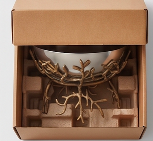 Contemporary <b>Metal</b> <b>Bowl</b> With Branch Design Handmade For Home Decor Kitchen Use Dining Use And Serving Use - Product Image 6