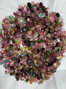 Natural Tourmaline Gemstones-White Pink <b>Purple</b> Blue Multi-Cut for Jewelry Making BU GEMS Wholesale Certified Calibrated Sizes - Product Image 3