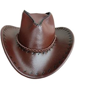 หมวกคาวบอยหนังวัวชั้นหนึ่งสไตล์ชนเผ่าวินเทจหมวกอัศวินสำหรับเดินทางแบบลำลองของผู้หญิงผู้ชาย - Product Image 1