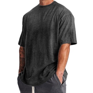 T-shirt pour homme, style streetwear, dernière mode, 100% coton, coupe classique, séchage rapide, design personnalisé OEM, vente en gros - Product Image 4