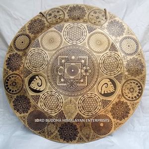 กังหันและฉาบทำมือคุณภาพสูง Gaurab GA(390) แบบทิเบต ลายคลื่นลึก น้ำหนัก 7.285 กก. เส้นผ่านศูนย์กลาง 67 ซม. ขายดี พร้อมงานศิลปะพิเศษ - Product Image 1