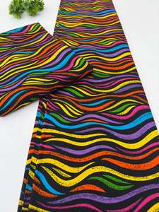 Tela de Algodón Estampada con Cera Africana Multicolor de Alta Calidad para Confección de Prendas de Moda, Mozambique - Product Image 2