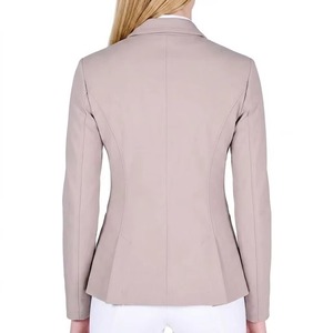 Veste d'équitation pour femme 2026, la plus vendue, de qualité supérieure, en toile, à boutons, séchage rapide, équipement d'équitation, manteau de concours pour femme - Product Image 2