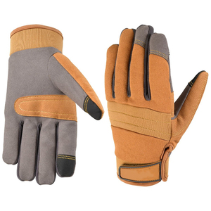 Gants d'assemblage en cuir unisexe à bas prix, thermiques, respirants, pour usage extérieur, couleur et logo personnalisés, haute qualité - Product Image 2