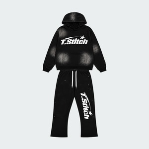 Conjunto de Sudadera con Capucha y Pantalones de Chándal de Invierno de Alta Calidad, Unisex, de Doble Cintura, de Felpa Gruesa, Oversize, Holgado, 100% Forro Polar Técnico - Product Image 3