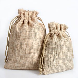 Biodegradable Natural Jute Grocery Market Tote with Cotton Handles for Eco Friendly Shopping - Product Image 1