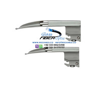 Instruments ORL : Laryngoscope réutilisable à raccordement vert, Lames OPTIMA MACINTOSH, Fibre optique de qualité supérieure