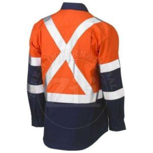 Vêtements de travail pour soudeurs, ignifuges, en coton FR 6,5 oz, boutons-pression perlés, à carreaux, pour la soudure et la fusion, sécurité contre les arcs électriques NFPA2112 - Product Image 3