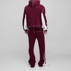 Conjunto Deportivo para Hombre, Sudadera con Cierre Completo y Pantalones Deportivos con Cintura Elástica, Ropa Deportiva Transpirable al por Mayor - Product Image 2