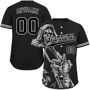 Maillot de baseball entièrement imprimé, personnalisé par sublimation, avec une construction légère et confortable - Product Image 1