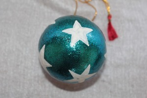 JBM Handmade Plastic Green Lemon <b>Christmas</b> Ball 6cm Painted Environment-Friendly Hanging Decoration <b>Boxed</b> Mall Decorations - Product Image 4