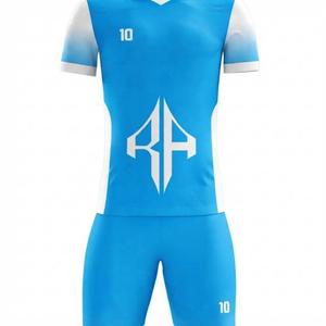 Ensemble de maillot de football avec impression sublimée de haute qualité et logo blanc, matière 100% polyester, coupe régulière, fermeture à capuche pour homme - Product Image 6