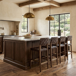 Silla de Comedor de Lujo Moderna y Duradera, Tallada a Mano, de Madera de Roble Macizo, Tapizada en Lana, para Muebles de Comedor de Hotel o Villa - Product Image 5