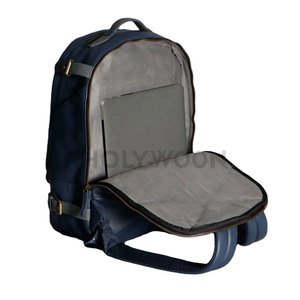 New Unisex Leather <b>Backpack</b> Polyester Zipper Lightweight Waterproof Spacious Storage for Business Travel Office Use Daily Carry - Product Image 5