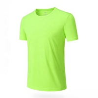 Haute qualité 100% polyester séchage rapide respirant Logo personnalisé athlétique course entraînement maillot Fitness entraînement chemise de gymnastique pour hommes