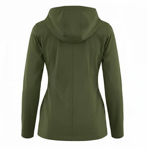 Blouse médicale à capuche pour femme, entièrement zippée, uniforme d'infirmière, manteau de réchauffement, tenue de travail pour hôpital et médecins, en tissu extensible - Product Image 6