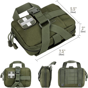 High Quality waterproof medical pouch with durable leather for medicines <b>tools</b> and emergency first aid in affordable rate - Product Image 3