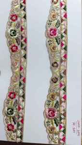 Tela de encaje bordada de diseñador de alta calidad para vestidos, ribete decorativo de encaje, proveedor de textiles para prendas de vestir, venta al por mayor. - Product Image 5
