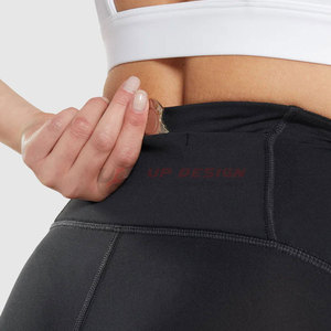 High Quality Wholesale Solid Mid Elastic Waist Hot Sale <b>Yoga</b> <b>Leggings</b> Latest Design Reasonable Price Quick Dry - Product Image 5