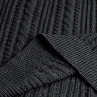 Pull en laine tricoté décontracté pour homme, col rond, design hiver, personnalisé, anti-boulochage, respirant, patchwork, collection 2026