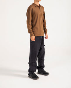 Polo T-shirt homme été décontracté à manches courtes OEM/ODM, 100% coton, coupe ample, logo imprimé personnalisé. - Product Image 6