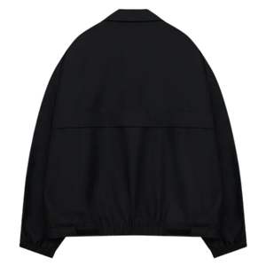 เซ็ตเสื้อแจ็กเก็ตและกางเกงวิ่งสำหรับผู้ชายแนวสตรีทแบบลำลองพร้อมซิปแจ็คเก็ตชุดวอร์มสีดำ - Product Image 2