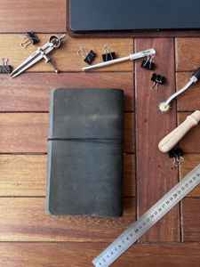 Porta Cuadernos Profesional de Cuero, Cubierta de Diario Recargable, Estuche de Escritura para Ejecutivos NBC-0059 - Product Image 1