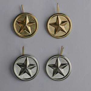 Écussons et porte-clés vintage en chenille brodés étoiles et fleurs, écologiques, à coudre, personnalisables pour accessoires vestimentaires - Product Image 1