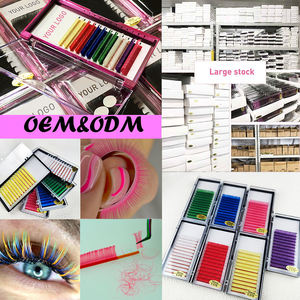 0,03 цветные бархатные кашемировые ресницы - Product Image 2