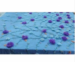 Floral Net Embroidery <b>Fabric</b> for Women Skirt and Fashion Garments Premium Embroidery <b>Fabric</b> Scarves At Best Price - Product Image 3