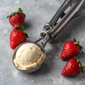Cuchara para Helado de Acero Inoxidable de Primera Calidad, Mecanismo de Disparo, Utensilio de Cocina Profesional para Gelato, Sorbete y Masa, Capacidad de 60 ml - Product Image 3
