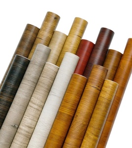 Envoltura decorativa de vinilo de grano de madera con características ignífugas e impermeables - Product Image 1