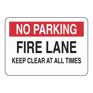 Señal de Prohibido Estacionar en Brady, Resistente a la Intemperie, Señal de Seguridad Vial para Interiores/Exteriores - Product Image 2