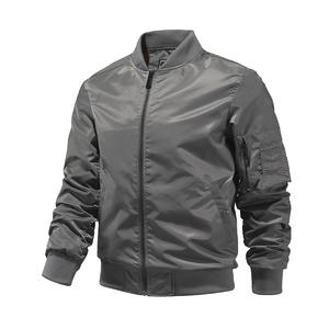 OEM Manufacturer Tactical Multi-Pocket Windproof Solid Color <b>Flight</b> <b>Jacket</b> <b>Men</b> Blank Winter Bomber - Product Image 4