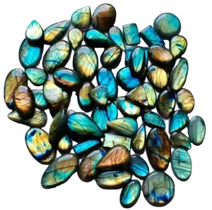 100% หินอัญมณีลาบราดอไรต์ธรรมชาติคริสตัลไฟหลากสีหินลาบราดอไรต์ขัดผสมขนาดคุณภาพสูง - Product Image 3