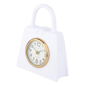 Reloj de Escritorio Circular de Latón Vintage, Diseño Geométrico, Detalles en Dorado, Movimiento de Cuarzo, Funciona con Batería, Función Luminova y Snooze, Moderno - Product Image 3