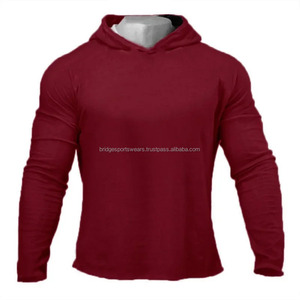 Sweat à capuche unisexe pour le basketball, à manches longues, couleur unie, respirant, séchage rapide - Product Image 3